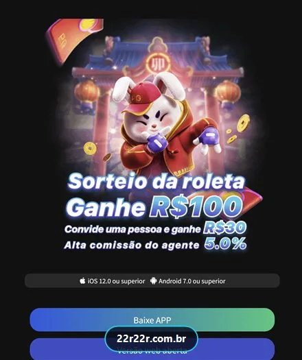 Tela de saque do 22R